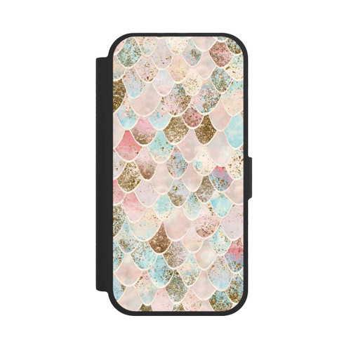 Apple iPhone 17 NIVOflip Glitzer Look Meerjungfrau Muster