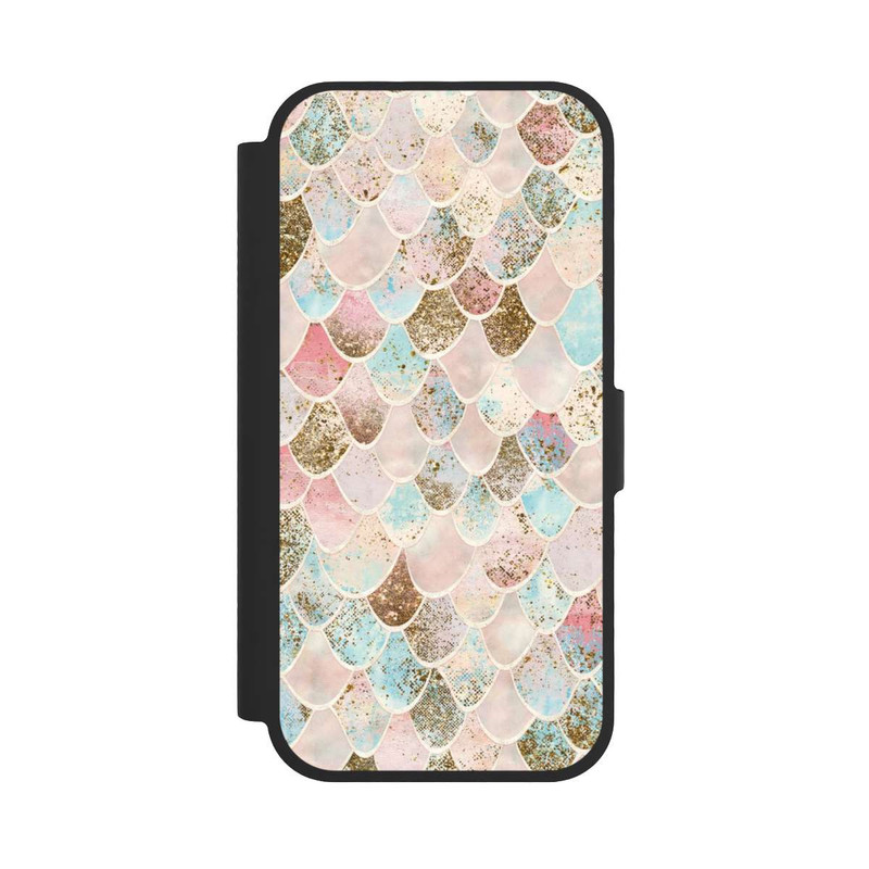 iPhone 17 NIVOflip Motif sirène à l'aspect pailleté
