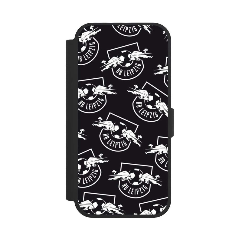 iPhone 17 NIVOflip Logos RB Leipzig Weiß auf Schwarz