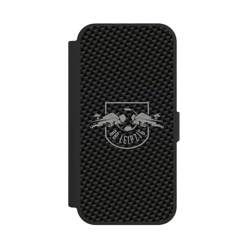 iPhone 17 NIVOflip Graues RB Leipzig Logo auf Carbonoptik