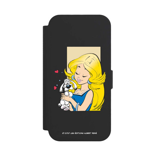 Apple iPhone 17 NIVOflip Falbala et Idéfix Amoureux Transparent