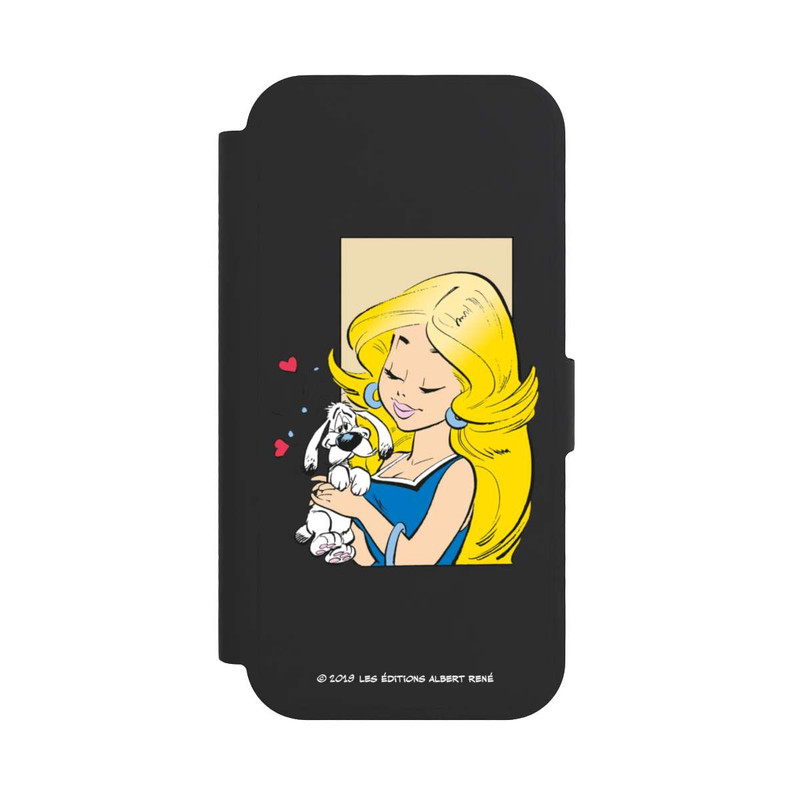 iPhone 17 NIVOflip Falbala et Idéfix Amoureux Transparent