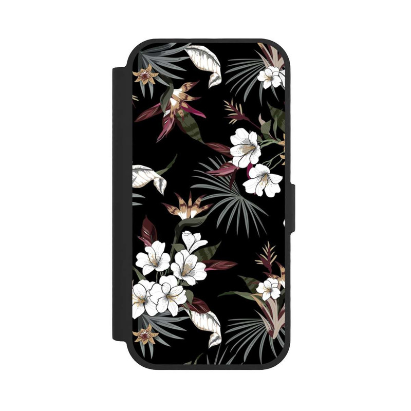 iPhone 17 NIVOflip Flowers Black