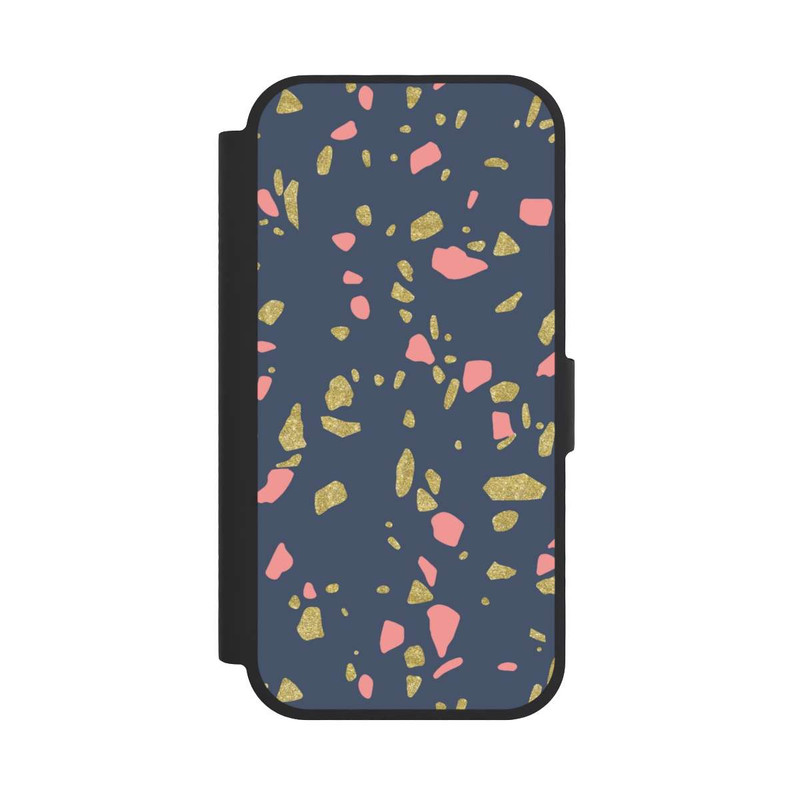 iPhone 17 NIVOflip Terazzo Gold-Optik