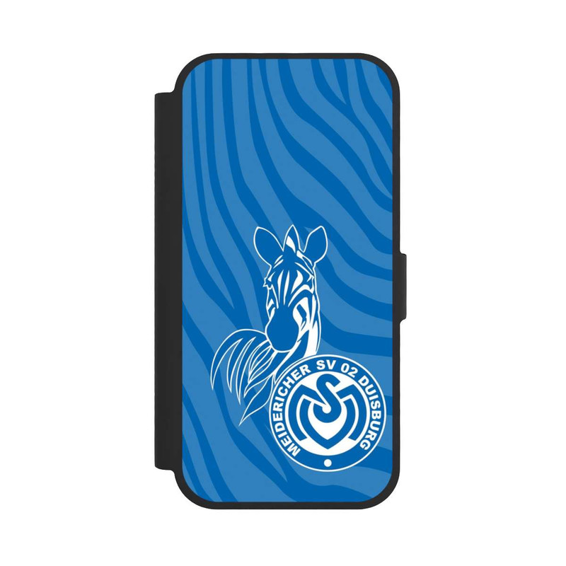 iPhone 17 NIVOflip Zebra Hellblau - MSV