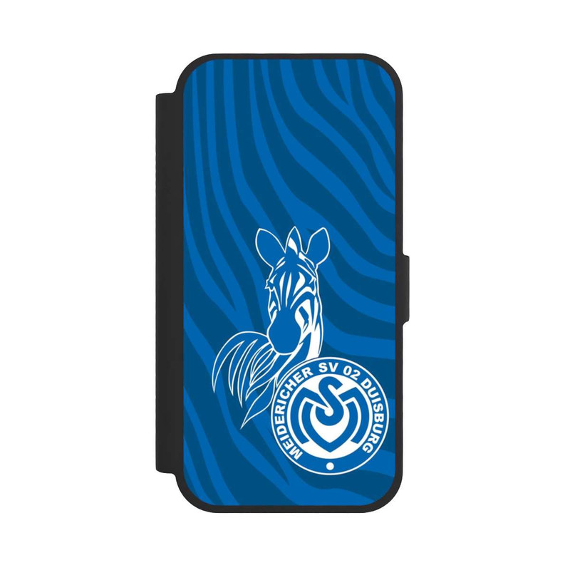 iPhone 17 NIVOflip Zebra Dunkelblau - MSV