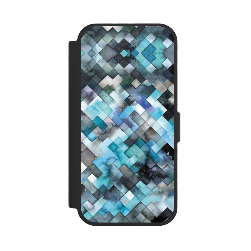 iPhone 17 NIVOflip Moody Geometry Blue