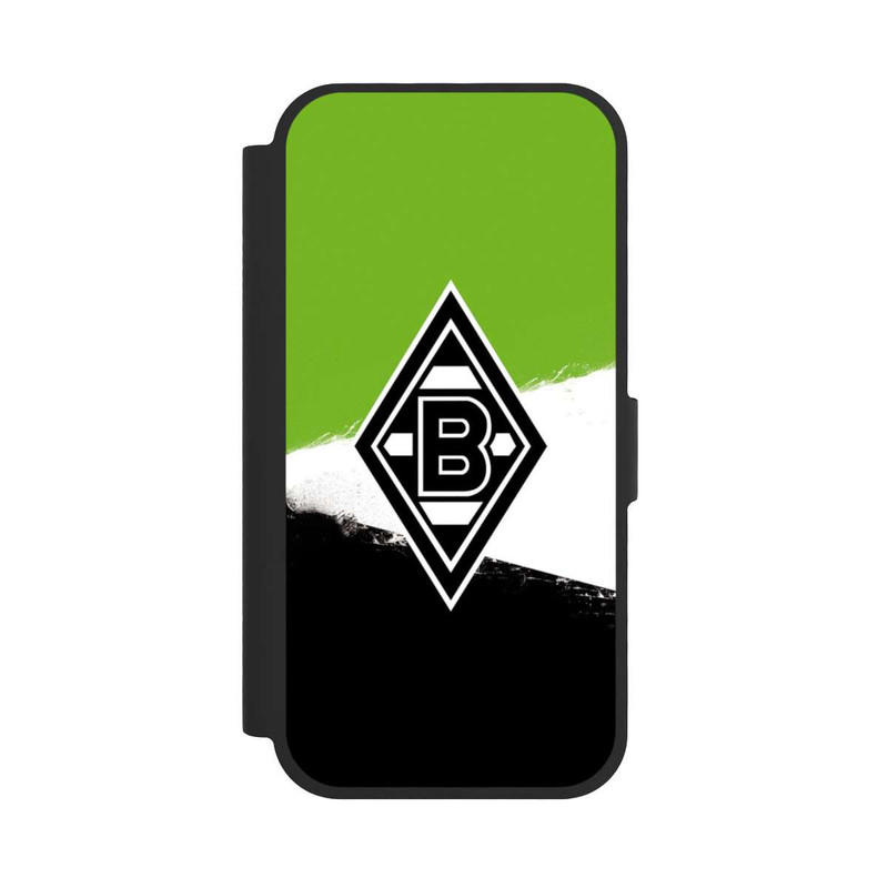 iPhone 17 NIVOflip Borussia Grunge Grün-Weiss-Schwarz