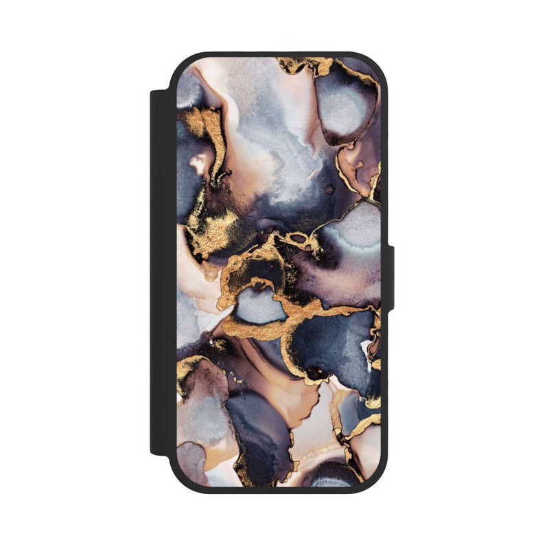 iPhone 17 NIVOflip Impression Dreamy Ink Gris Or