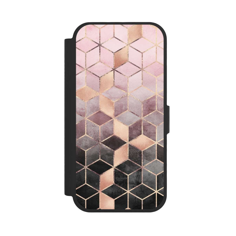 iPhone 17 NIVOflip Pink-grauer Farbverlauf Würfel Druck