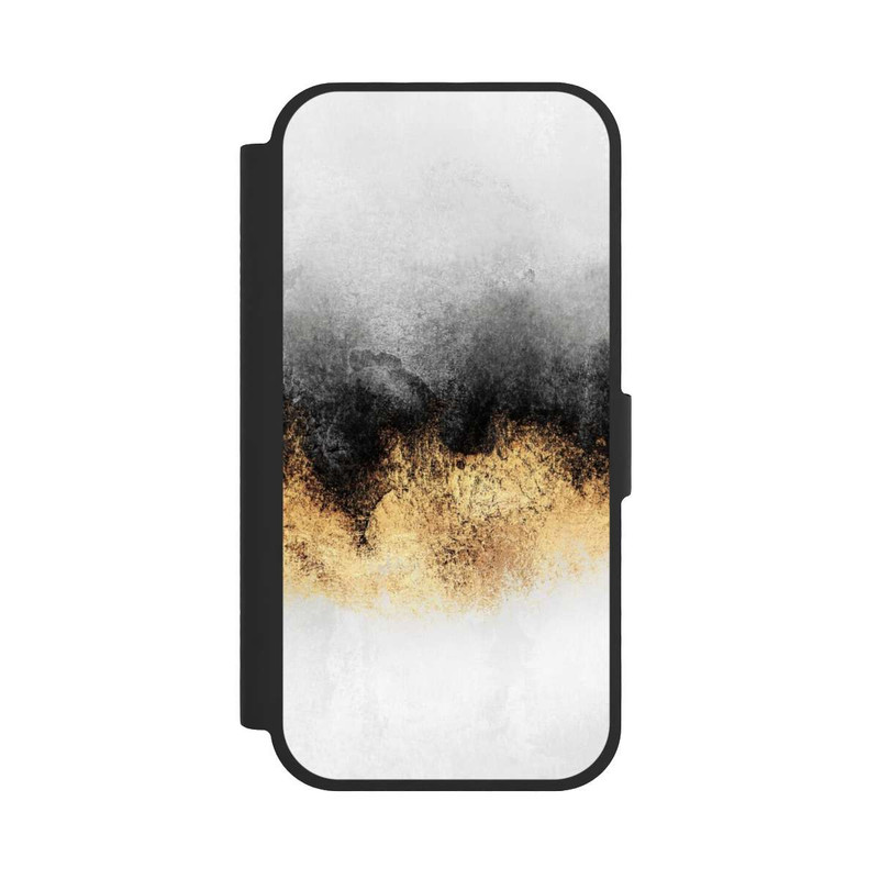 iPhone 17 NIVOflip Gris Ciel Poussière Or Imprimé