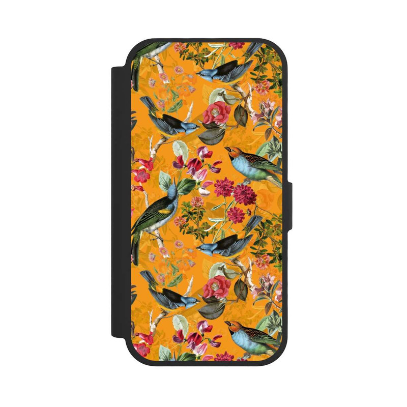 iPhone 17 NIVOflip Tapete mit Vögeln und Blumen