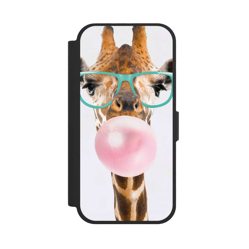 iPhone 17 NIVOflip Giraffe mit Kaugummi