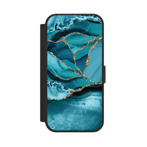 Apple iPhone 17 NIVOflip Ice Blue Marble Landscape