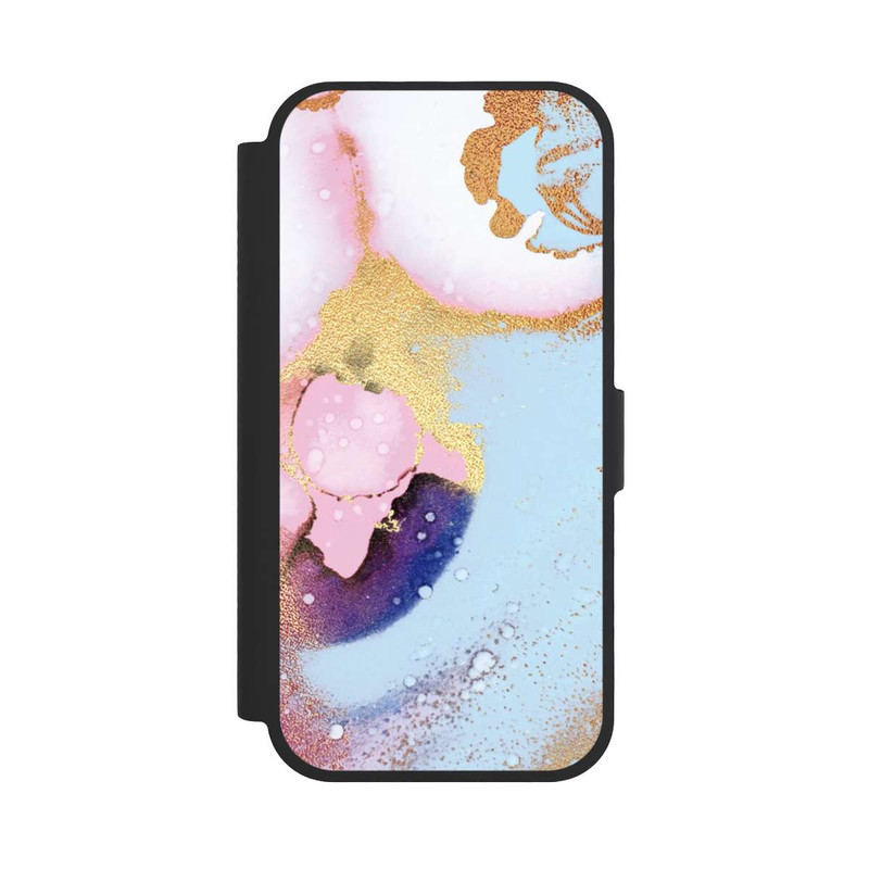 iPhone 17 NIVOflip Pastell Glamour Tintenstruktur