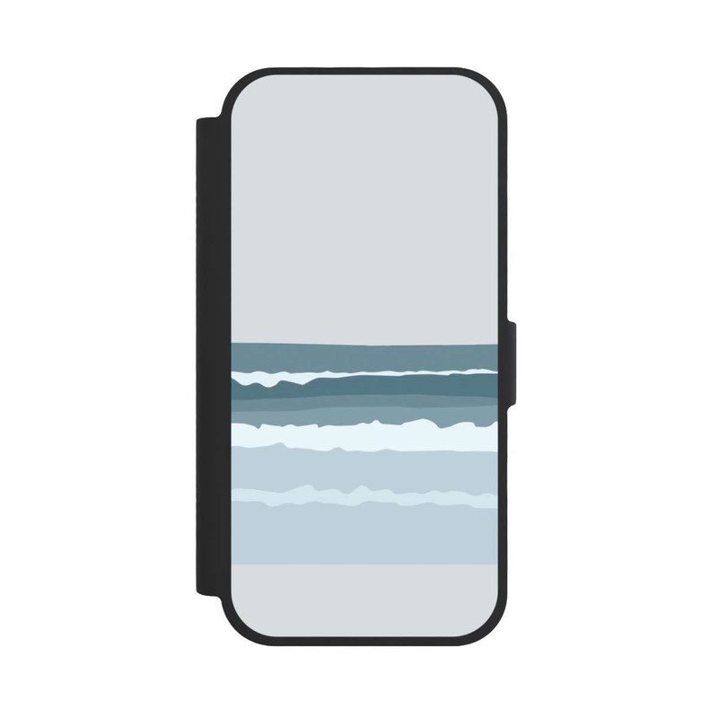 iPhone 17 NIVOflip Abstrakte blaue Wellen