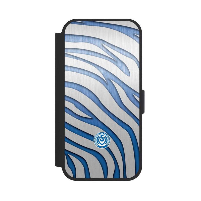 iPhone 17 NIVOflip Metall Zebramuster 2 MSV