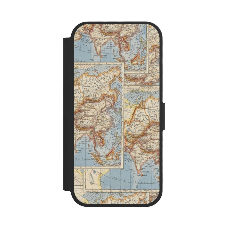 iPhone 17 NIVOflip Carte du monde vintage
