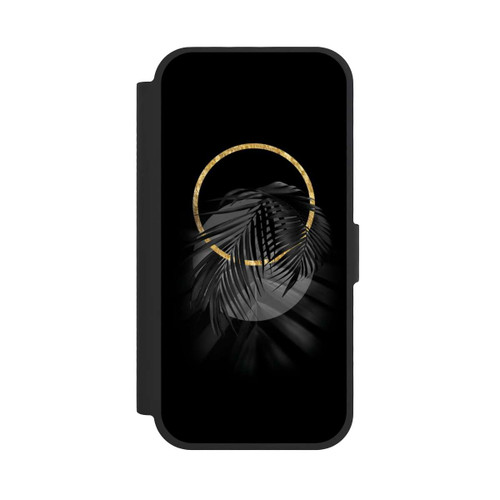 Apple iPhone 17 NIVOflip Feuille tropicale noire