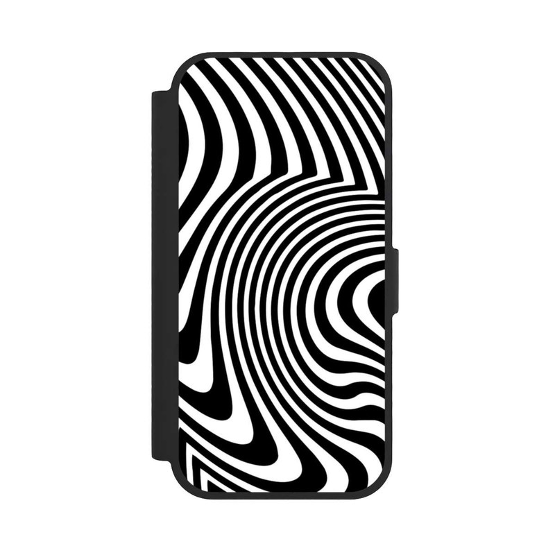 iPhone 17 NIVOflip Vagues noires et blanches