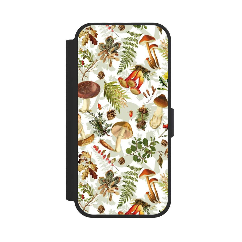 iPhone 17 NIVOflip Pilzmuster Weiß