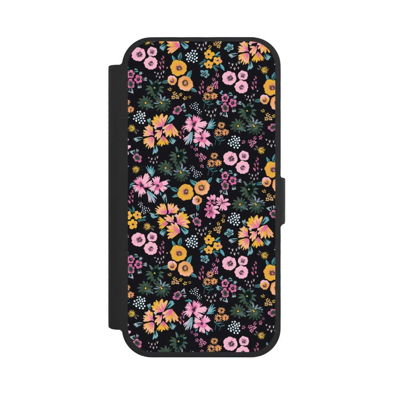 iPhone 17 NIVOflip Petites Fleurs colorées Noir 2