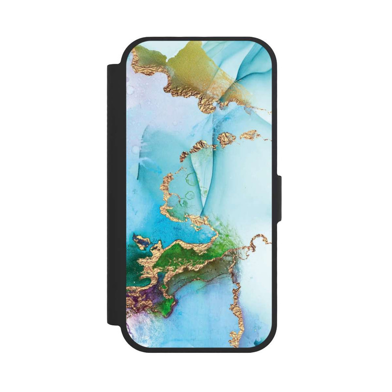 iPhone 17 NIVOflip Colourful Marble Glitterlook