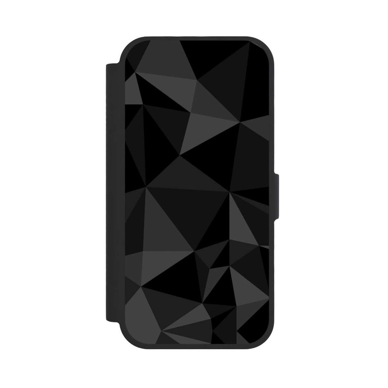 iPhone 17 NIVOflip Polygonmuster schwarz