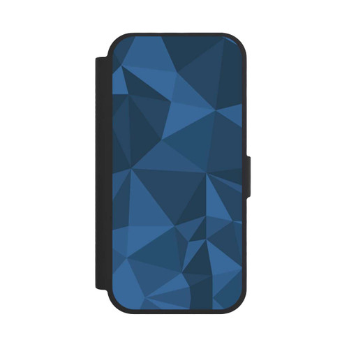Apple iPhone 17 NIVOflip Polygon Pattern Blue