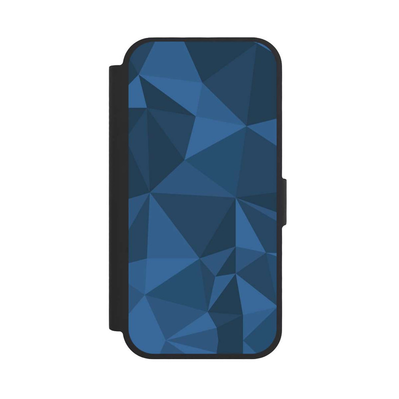 iPhone 17 NIVOflip Polygon Pattern Blue