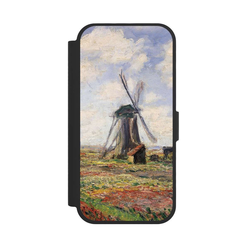 iPhone 17 NIVOflip Tulpenfelder mit der Rijnsburger Windmühle von Claude Monet