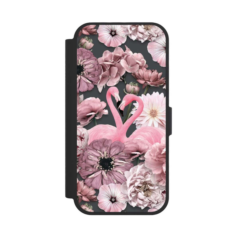 iPhone 17 NIVOflip Flamingos in Blumen Muster