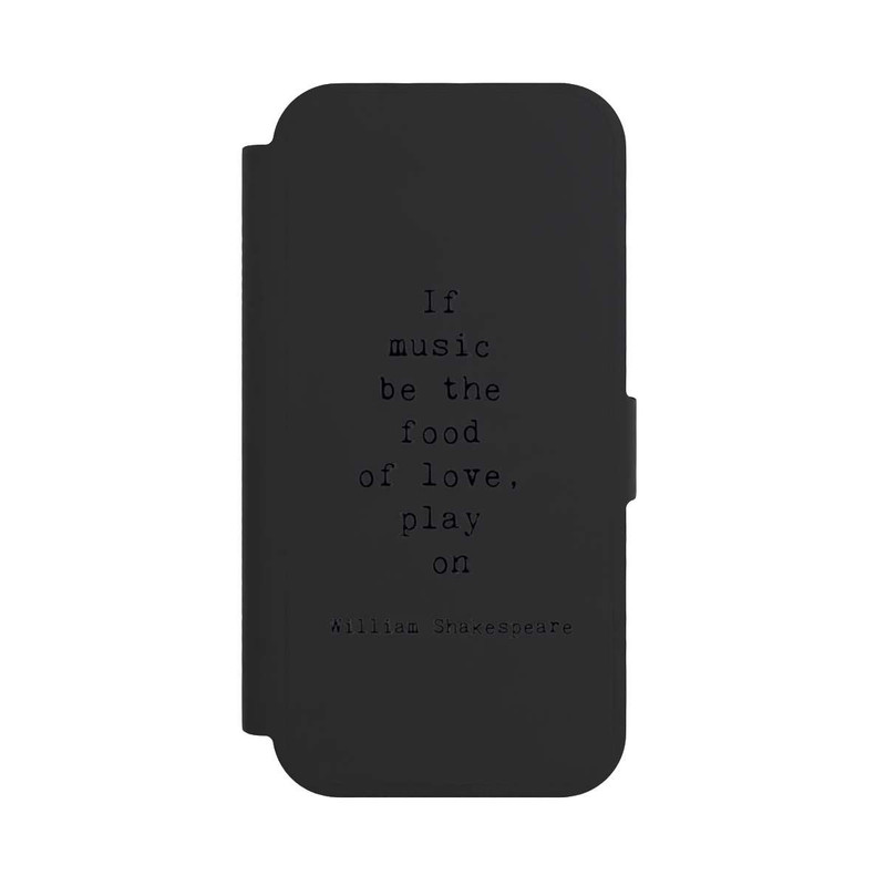 iPhone 17 NIVOflip Shakespeare Music Food Transparent