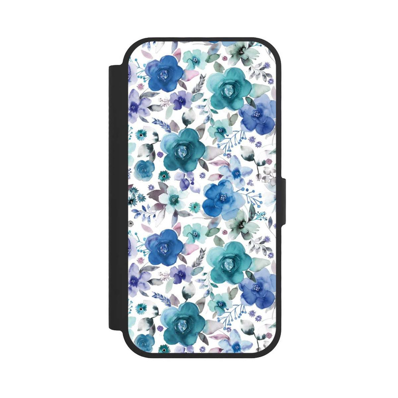 iPhone 17 NIVOflip Winterblumensträuße Blau