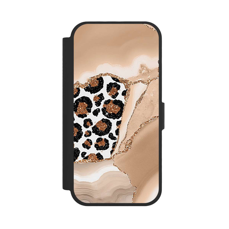 iPhone 17 NIVOflip  Muster und Texturen Hellgold