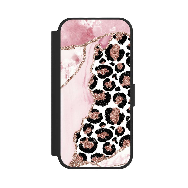 iPhone 17 NIVOflip Motifs et textures rose lisse