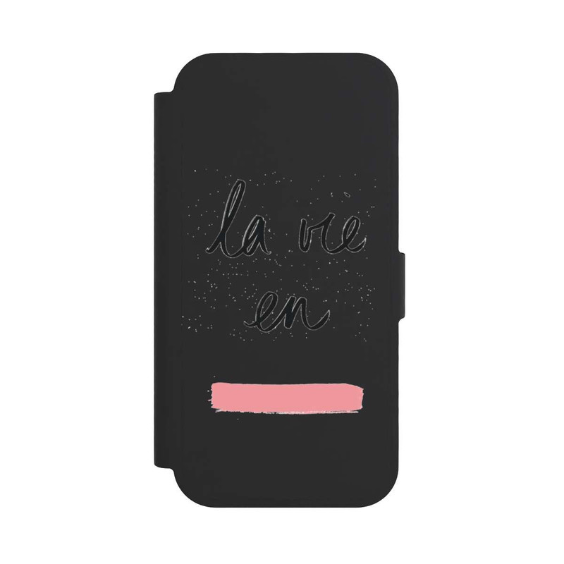 iPhone 17 NIVOflip La vie en Rosa Transparent