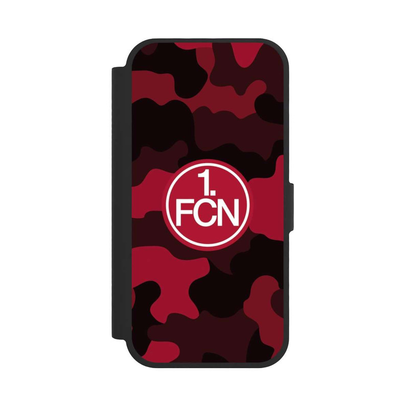 iPhone 17 NIVOflip FCN Logo Weiß in Roter Tarnung