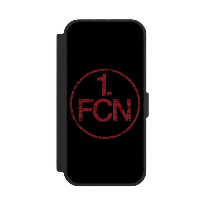 iPhone 17 NIVOflip FCN Logo Rot Hintergrund Schwarz