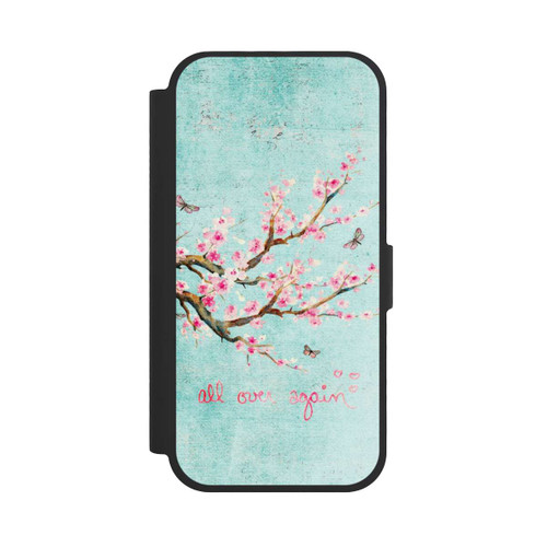 Apple iPhone 17 NIVOflip Cherry Blossom Tree Pattern Blue