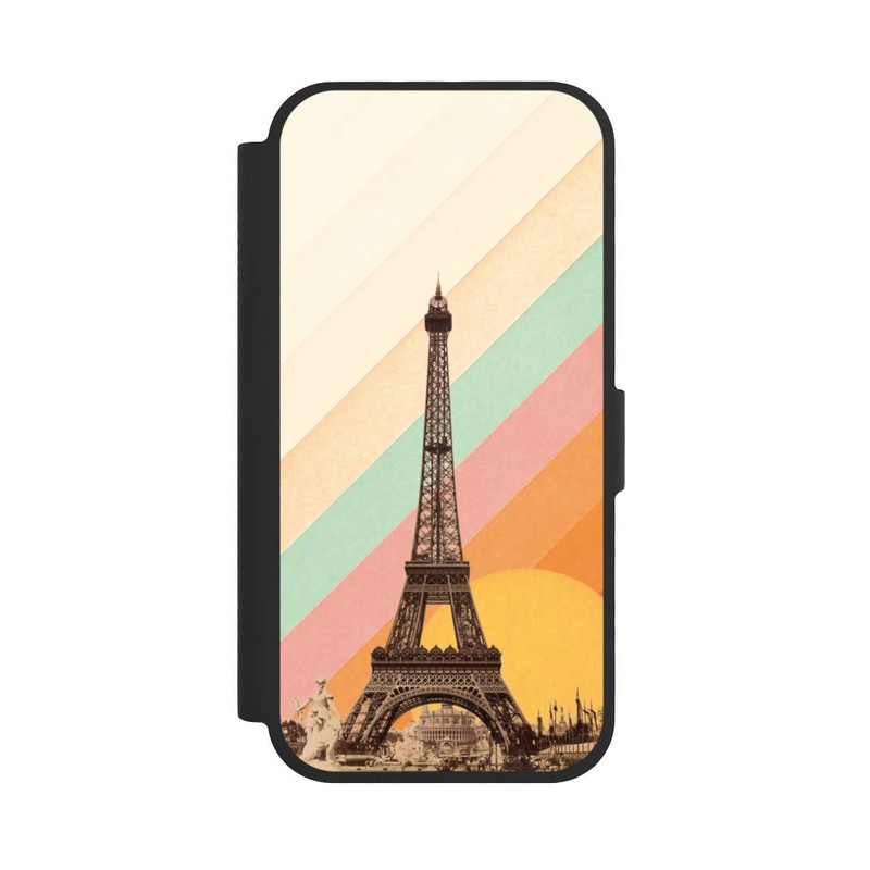 iPhone 17 NIVOflip Eiffel Tower Rainbow