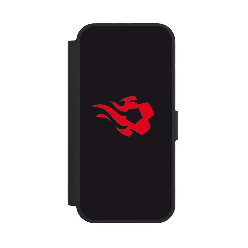 iPhone 17 NIVOflip Belgian Red Flames Schwarz