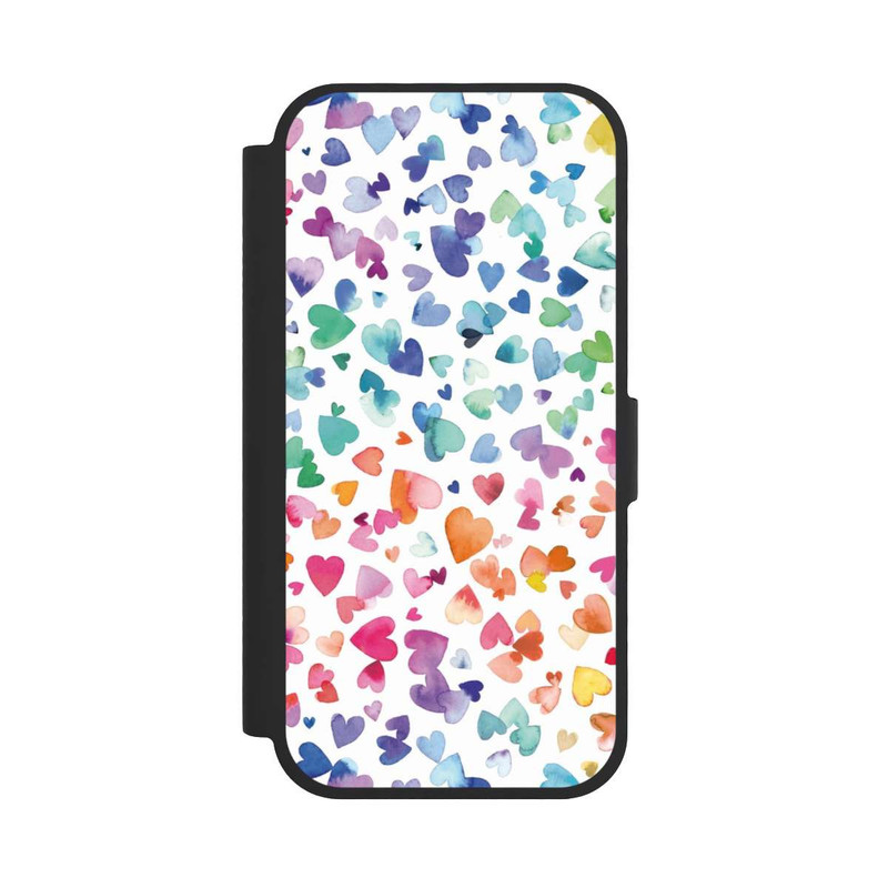 iPhone 17 NIVOflip Watercolor Love Hearts