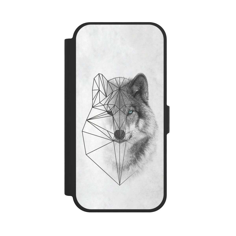 iPhone 17 NIVOflip Polygonaler Wolf