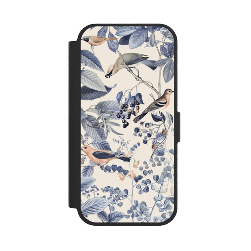 Apple iPhone 17 NIVOflip Vögel und Beeren in Beige