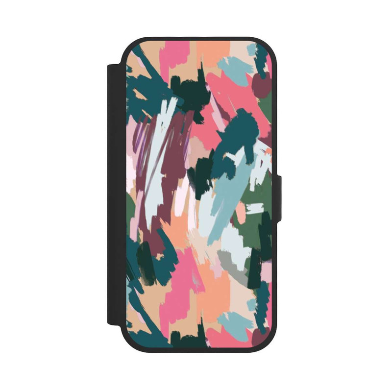 iPhone 17 NIVOflip Abstrait Artistique Texture Rose