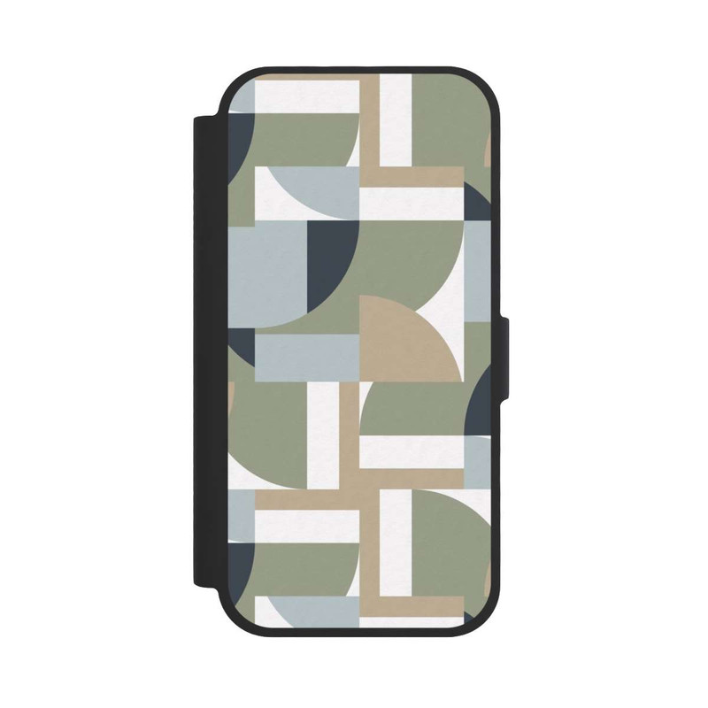 iPhone 17 NIVOflip Futuristische Bauhaus Polygone Beige