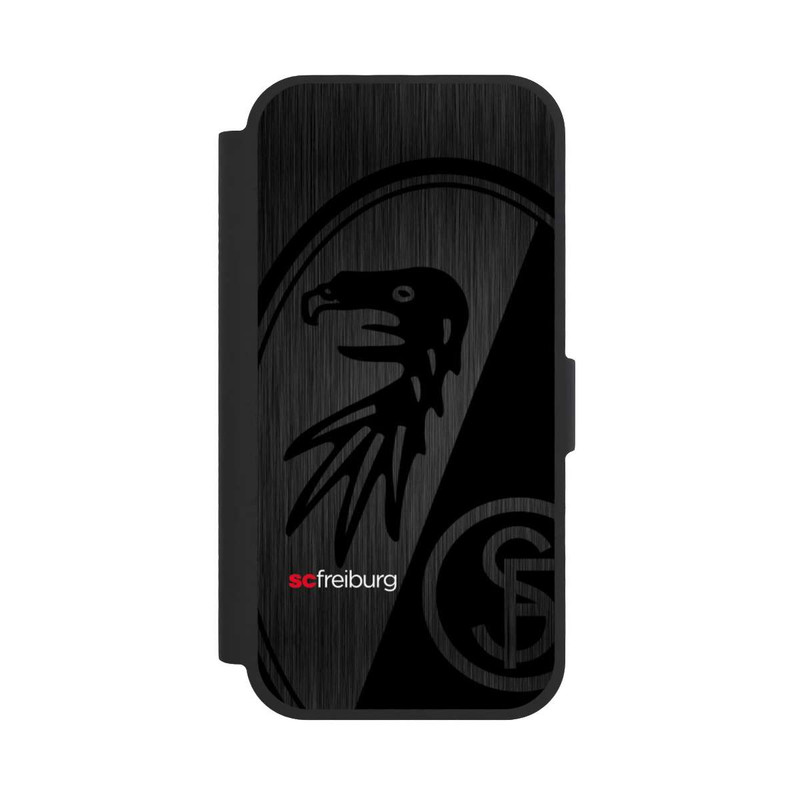 iPhone 17 NIVOflip  Kratzen Metall Hintergrund mit dem Schriftzug  Vertikal SC Freiburg