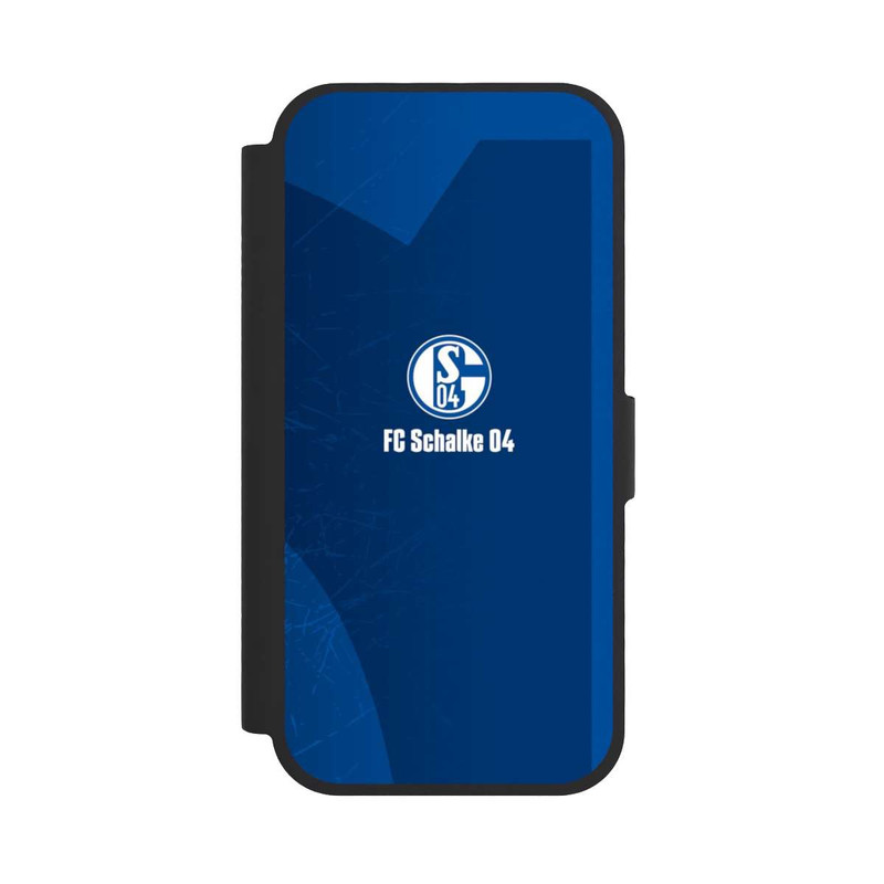 iPhone 17 NIVOflip Schalke 04 Blauer Hintergrund Mit Logo