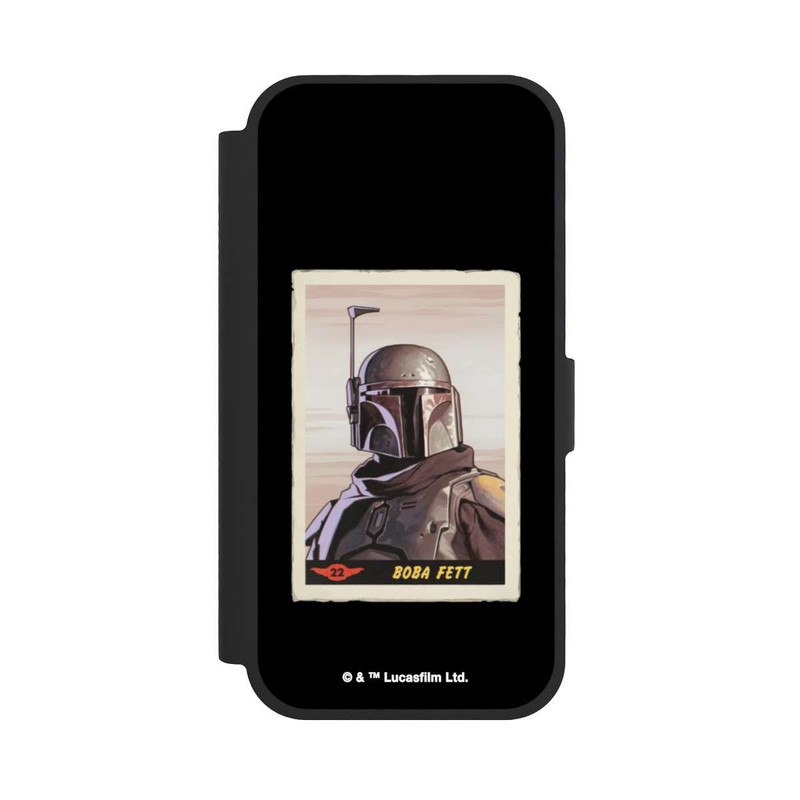 iPhone 17 NIVOflip Boba Fett Badges Schwarzer Hintergrund
